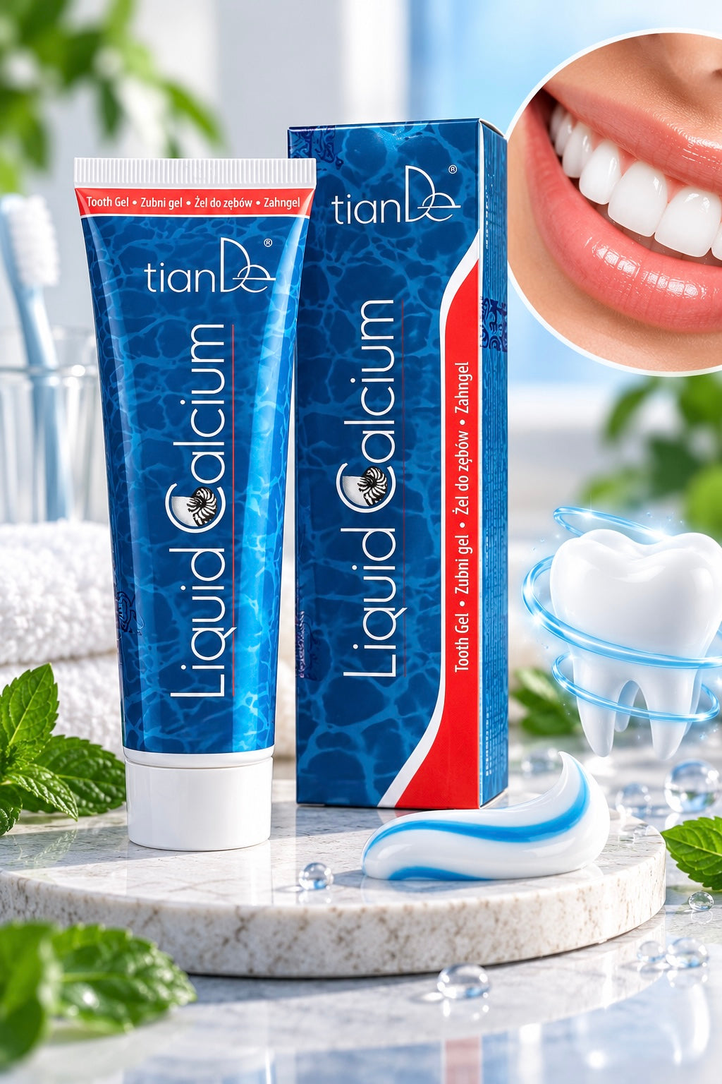 Pastă de dinți ,,Liquid Calcium,, 120g  Cod 60140