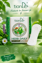 Absorbante zilnice ULTRA-SUBȚIRI pe bază de plante ,,Nephrite Freshness,, 25buc.  Cod  61921