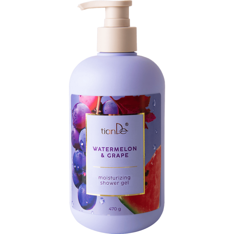 Gel de duș hidratant cu Pepene verde și Struguri, 470g  Cod 30160-2