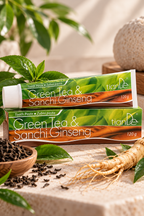 Pastă de dinți cu Ceai verde și Sanci Ginseng, 120g  Cod 60144